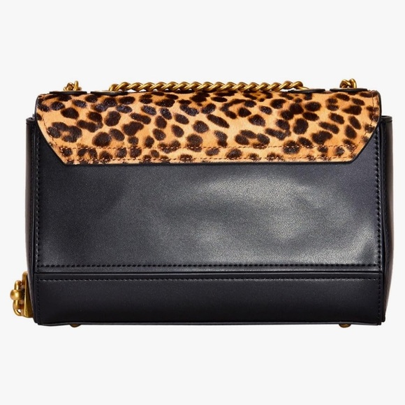 New GUESS Iseline Convertible Crossbody Flap, Leopard - Picture 12 of 15
